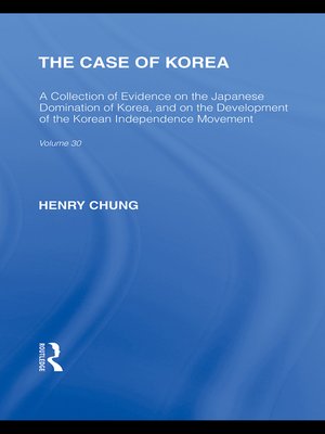 cover image of The Case of Korea